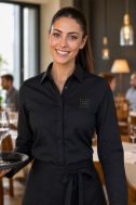    Camicia donna elasticizzata ML nera DTC-K530