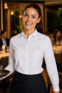    Camicia donna elasticizzata ML bianca DTC-K530