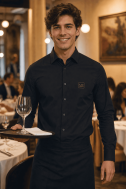    Camicia uomo NO-STIRO nera DTC-021000
