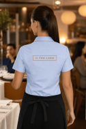    Camicia donna elasticizzata MM azzurra DTC-K532