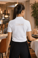   Polo donna piquet MM bianca DTC-K255