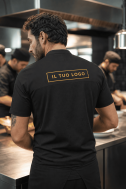    T-shirt cuoco unisex nera MM-U  DTC-WK300