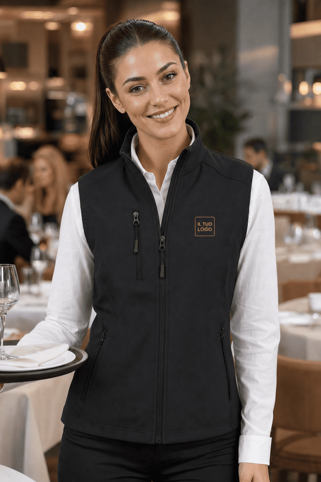    Gilet donna Softshell nero  DTC-K404
